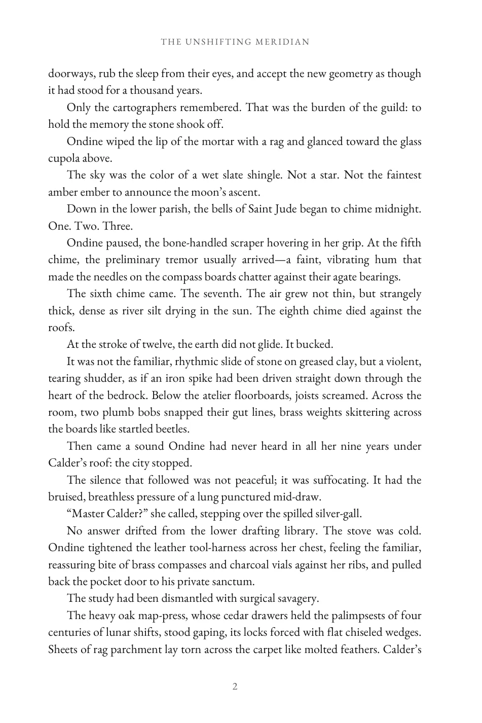 The second page of chapter 1 with a running head and a page number